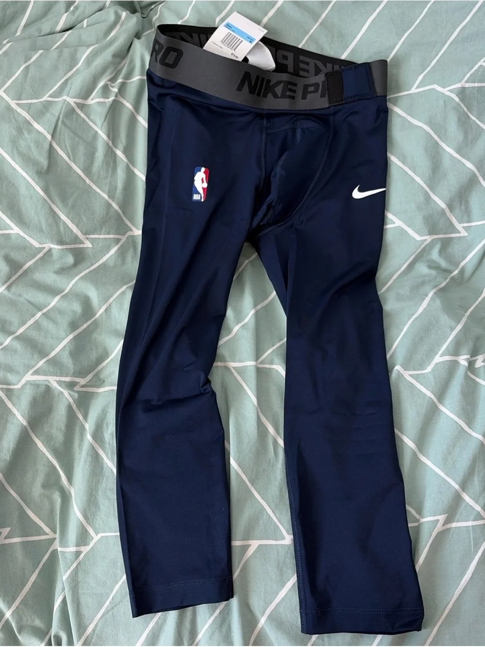 Nike Pro men’s size M NBA leggings navy nwt